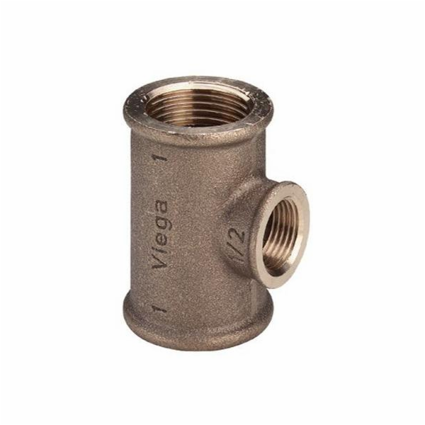 Viega T-kus GW 3 x 1 x 3 hnědý - 264468