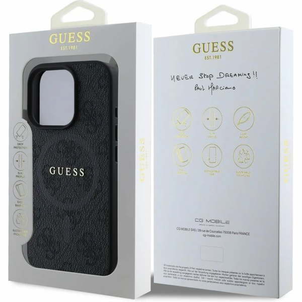 Guess Guess GUHMP16XG4GFRK pevný kryt pro iPhone 16 Pro M...