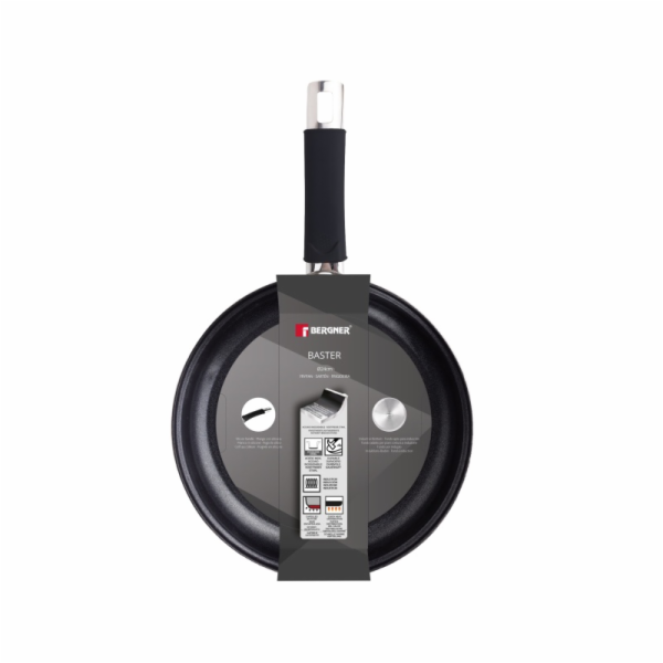 Pánev s nepřilnavým povrchem BASTER 24 cm nerez BGEU-5502