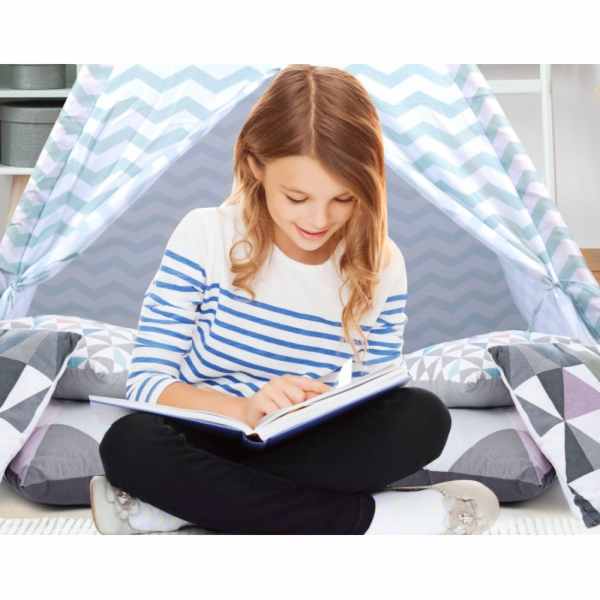 Dětský stan teepee 120x120x150cm pruhy ED-215004pruh