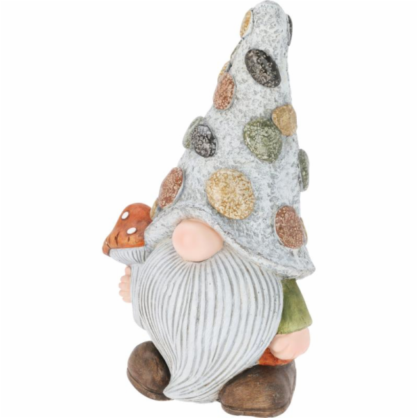 Zahradní dekorace trpaslík s houbou 23 cm KO-795420350houb