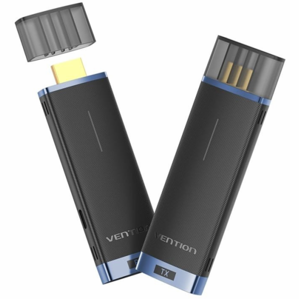 Bezdrátový vysílač/přijímač HDMI Vention (modrý)
