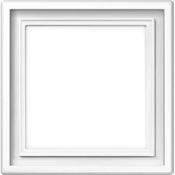 Jednorámečkový LIREGUS MODERN, matně bílý