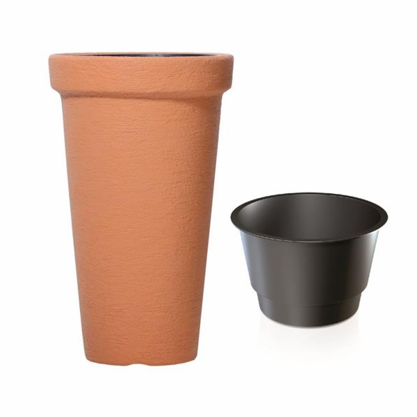 Květináč Prosperplast CLASSIC TOWER cihla  30 cm 