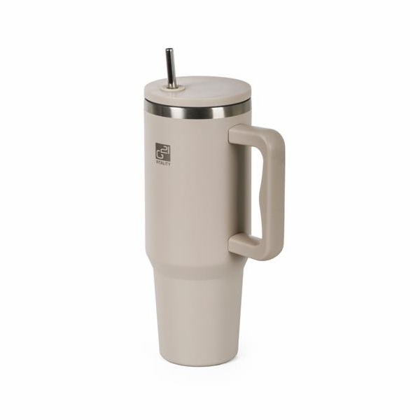 Termohrnek G21 FlowCup 1200 ml - pískově béžový