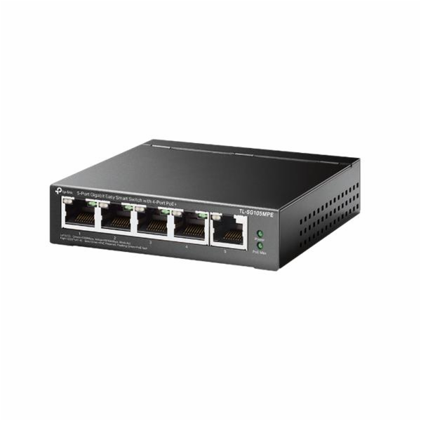 Switch TP-Link TL-SG105MPE Easy Smart, 5x GLAN, 4x PoE+, ...