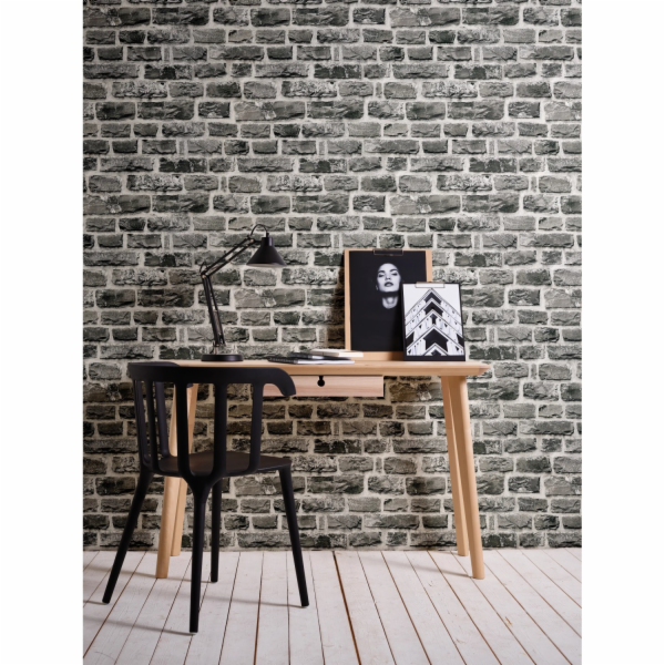 Netkaná tapeta AS Creation New Home 2.0, šedá, Broken Sto...