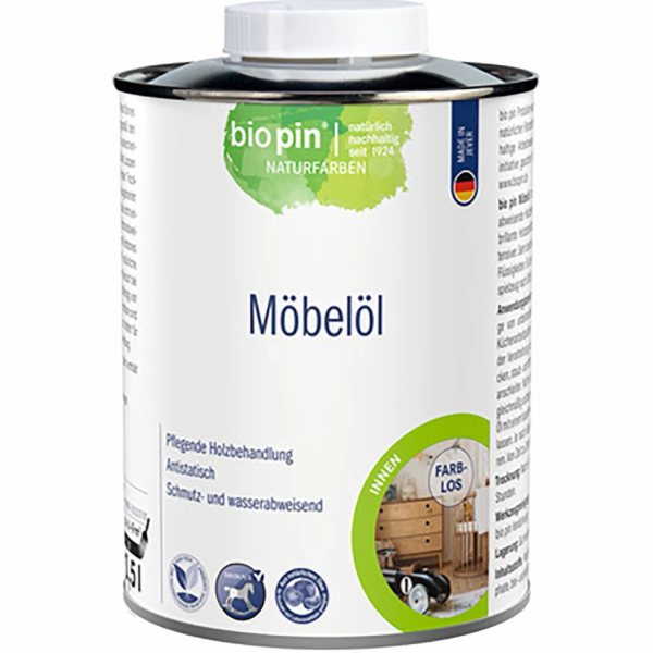 Biopin olej na nábytek transparentní 500 ml