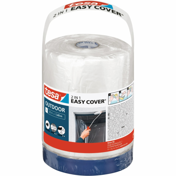 Náhradní fólie Tesa Easy Cover Outdoor L včetně lepicí pásky