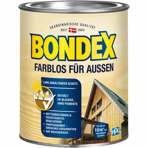Bondex Bezbarvý pro venkovní použití 750 ml