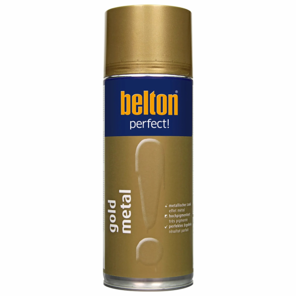 Barevný lak Belton Perfect Gold Metal hedvábně matný 400 ml