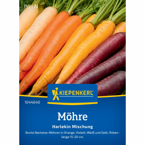 Kiepenkerl Mrkev "Rainbow Harlequin Mix" F1 hybrid