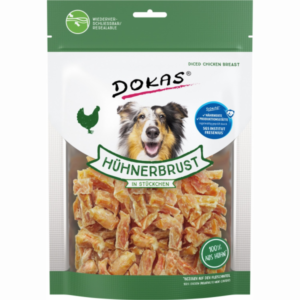 Dokas Kuřecí prsa v kouskách 200g