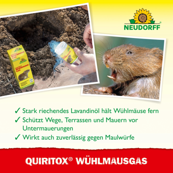 Neudorff Quiritox Vole Gas 2 ks.