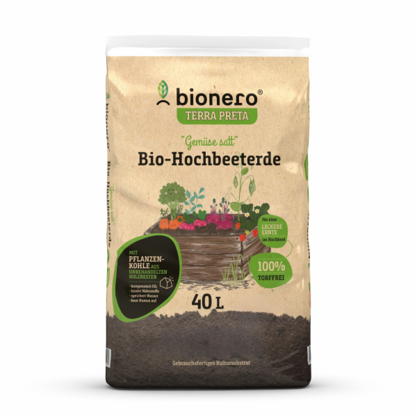 Bionero Organická zemina pro vyvýšené záhony 40 l