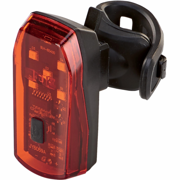 Zadní LED světlo Prophete na baterie s brzdovým světlem