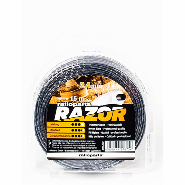 Náhradní díly Ratioparts Nylonová nit Razor 5stranná O 2,...