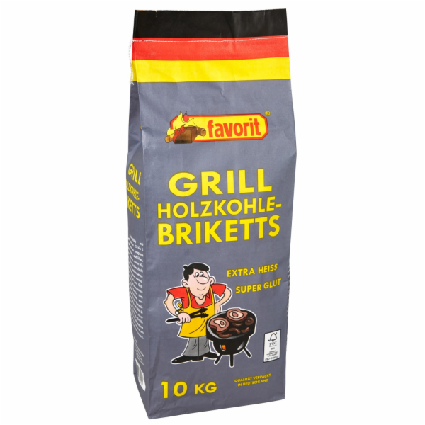 Grilovací briketa Favorit 10 kg FSC®