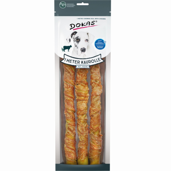Dokas žvýkací rolka s kuřecím masem (hovězí kůže) 315 g