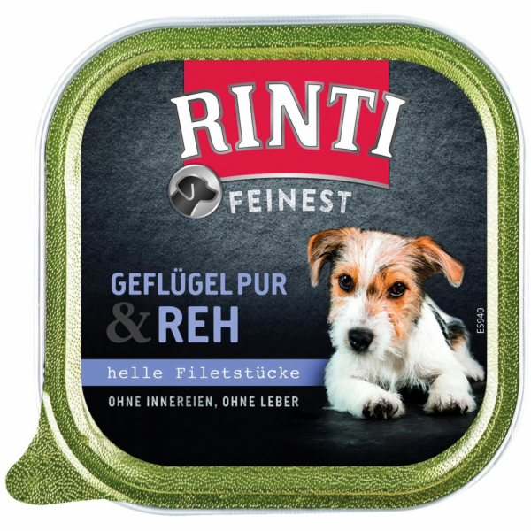 Rinti mokré krmivo pro psy Finest drůbeží a zvěřina 150g