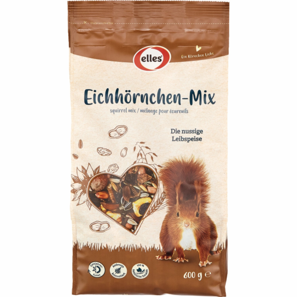 Elles Směs krmiva pro veverky 600 g