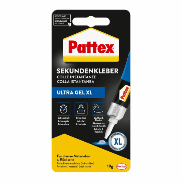 Pattex Super Glue Ultra Gel Flexibilní univerzální lepidl...