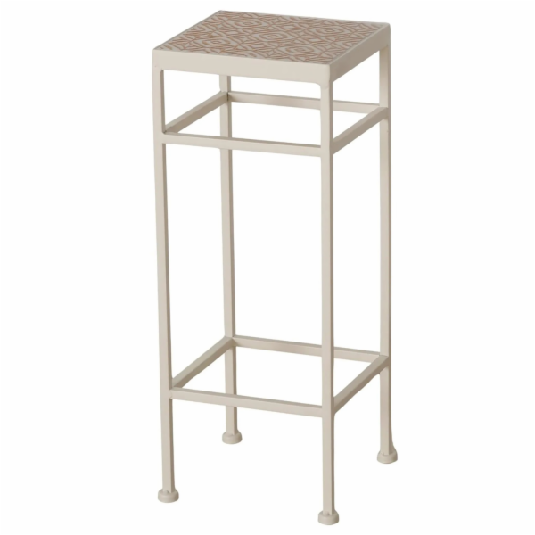 Boltze Stůl Azzurro XS 49 cm x 19 cm x 19 cm Krémově bílo...