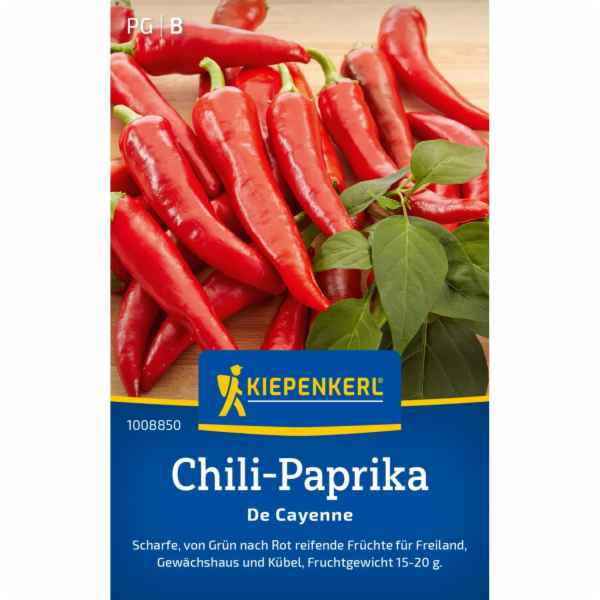 Kiepenkerl Paprika "Cayenna" roční