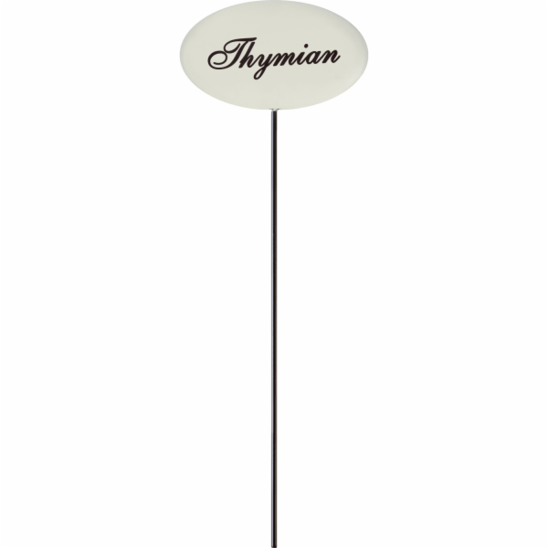 Sonstige Bylinkový kolík, bílý smalt, 30 cm, tymián
