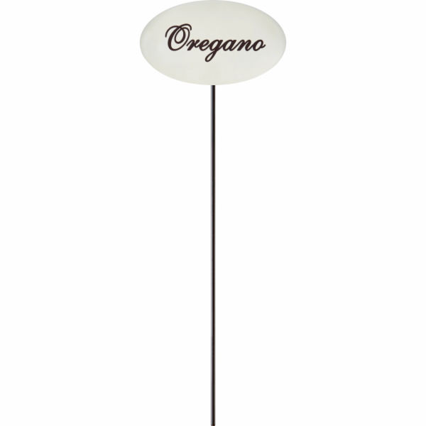 Sonstige Bylinkový kolík, bílý smalt, 30 cm, oregano