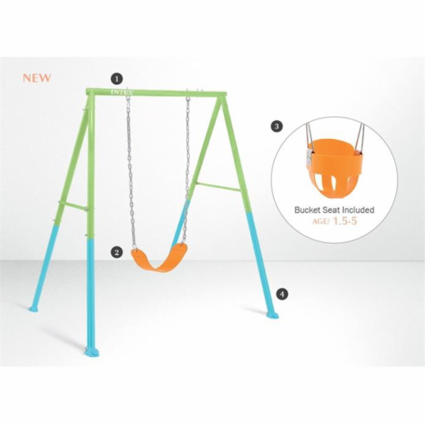 Houpačka Intex sestava Two-in-one swing set, 1,5-10 let