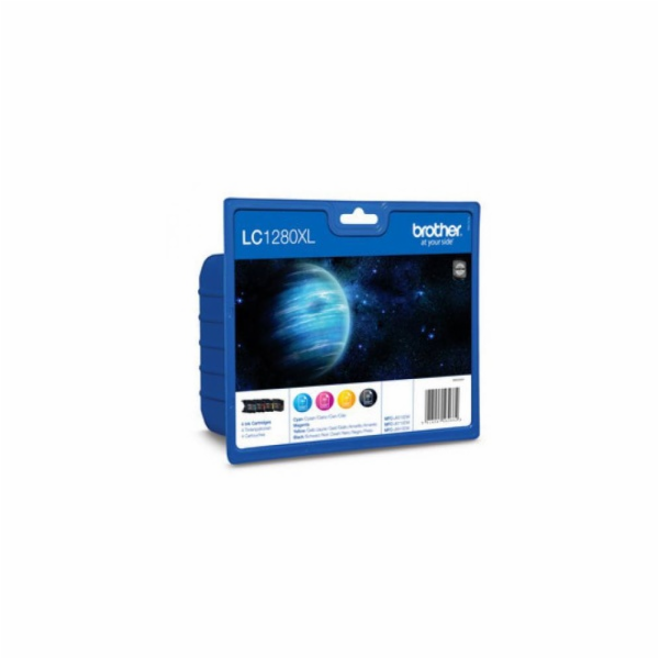 LC-1280XLVALBP (inkoust multipack-černá+tři barvy)