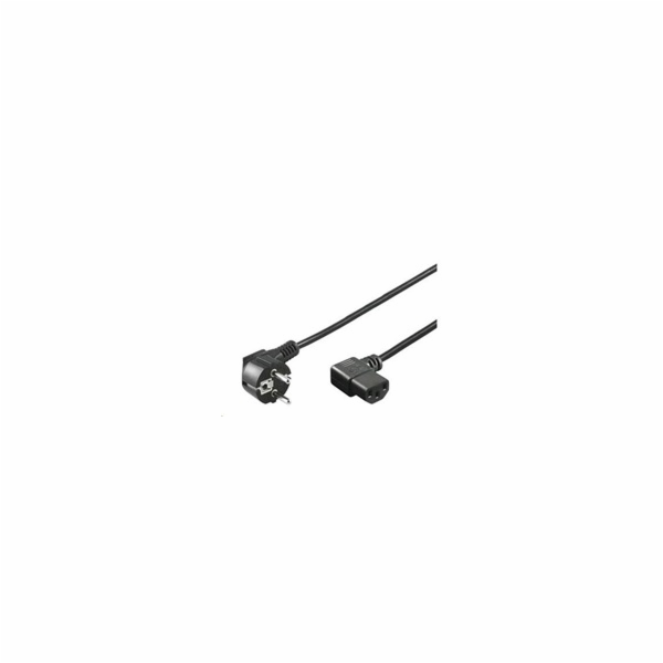 PREMIUMCORD Kabel napájecí 230V 2m úhlový 90st