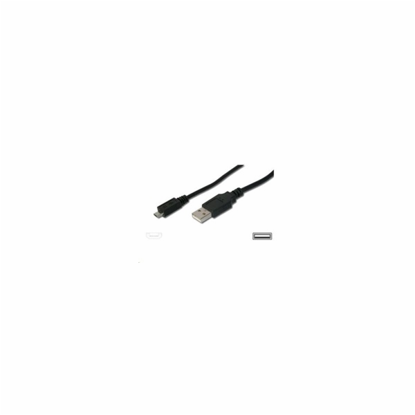 PREMIUMCORD Kabel USB 2.0 A - Micro B propojovací 1m