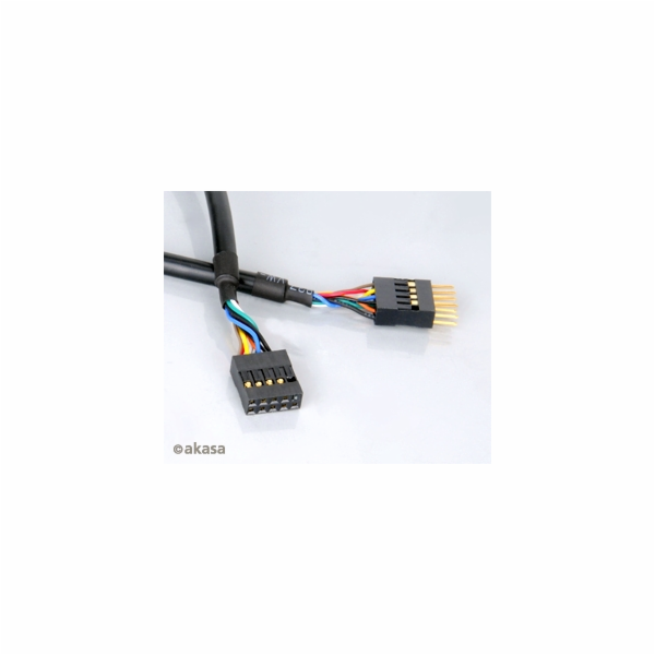 AKASA kabel prodloužení interního USB portu, 40cm