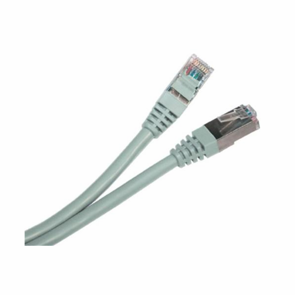 SOLARIX 10G patch kabel CAT6A SFTP LSOH 15m, šedý non-sna...