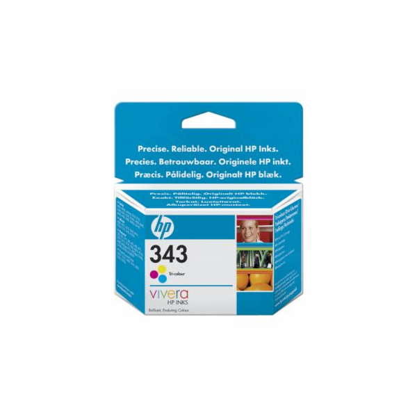 HP 343 originální inkoustová kazeta tříbarevná C8766EE HP...