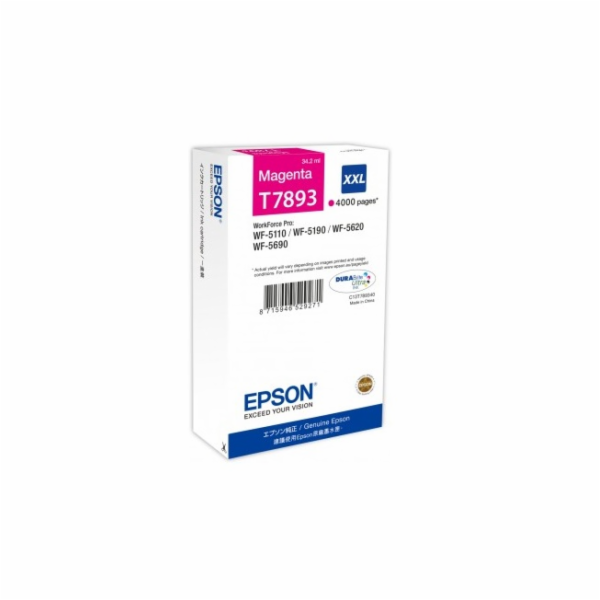 Epson DURABrite Ultra Ink XXL cartridge cervena T 7893