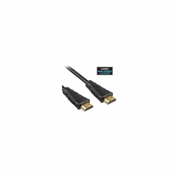 PREMIUMCORD Kabel HDMI - HDMI 0,5m (v1.4, 3D, zlacené kon...