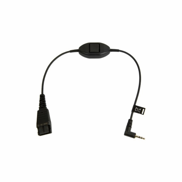 Jabra Cord, QD-Jack 2,5mm, 0,3m, straight