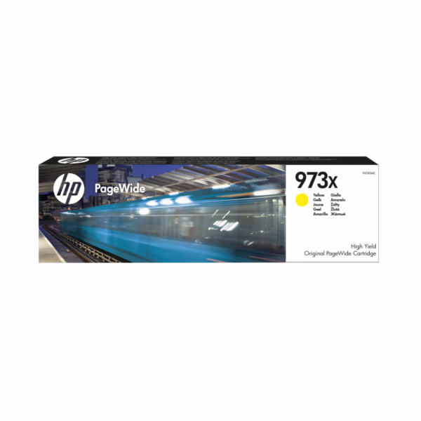 HP 973X žlutá inkoustová kazeta, F6T83AE