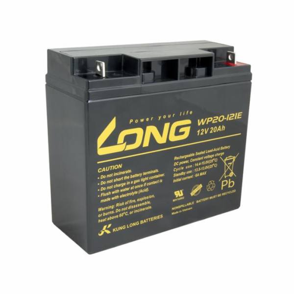 Long 12V 20Ah olověný akumulátor DeepCycle AGM F3 (WP20-1...