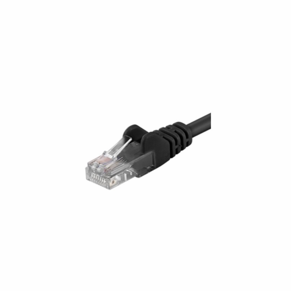 PREMIUMCORD Patch kabel UTP RJ45-RJ45 CAT5e 0.5m černá