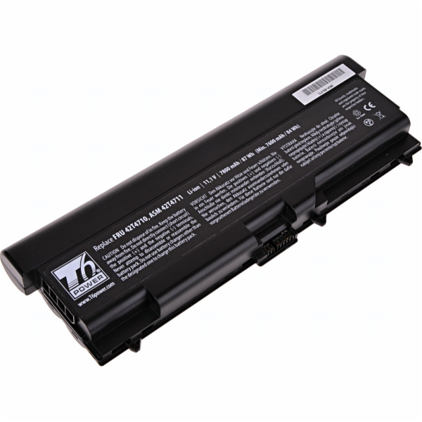 Baterie T6 Power pro Lenovo ThinkPad T410, T420, T510, T5...