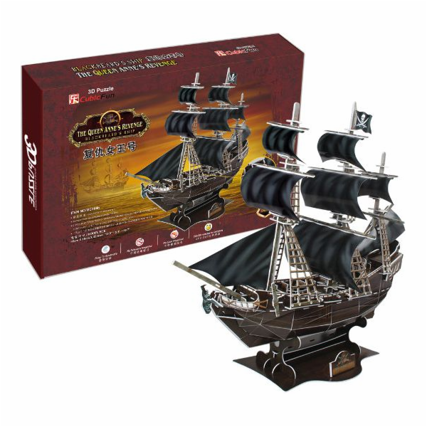 CubicFun - Puzzle 3D The Queen Anne s Revenge - 155 dílků