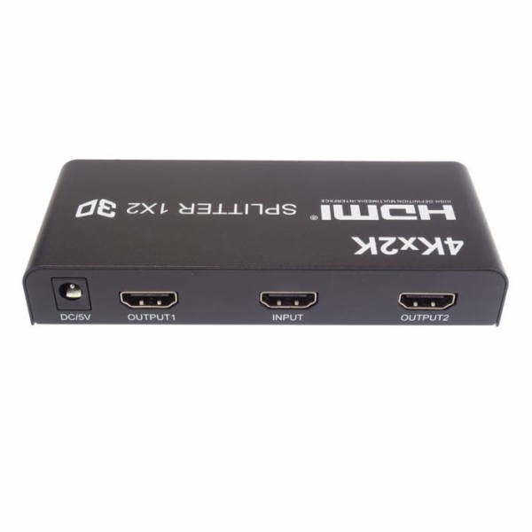PREMIUMCORD HDMI splitter 1-2 porty kovový s napájením, 4...