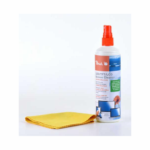 Clean IT Peach Čistící sprej + Micro Fiber utěrka, 250 ml