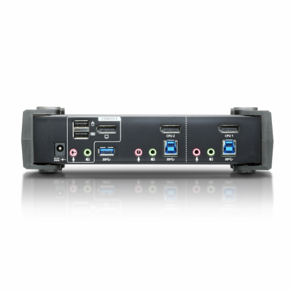 ATEN 2-port 4K DisplayPort KVMP USB3.0, audio