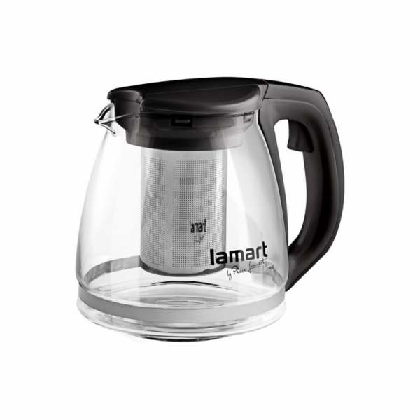 Lamart LT7025 Konvice na čaj VERRE 1,1 l, černá