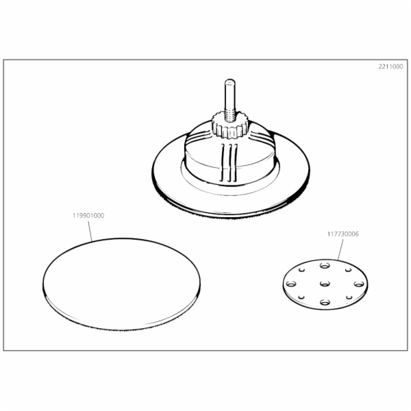 Wolfcraft kombinovaná bruska FIXOFLEX, pr. 125 mm 2211000